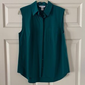 Women's Sleeveless Green Top
